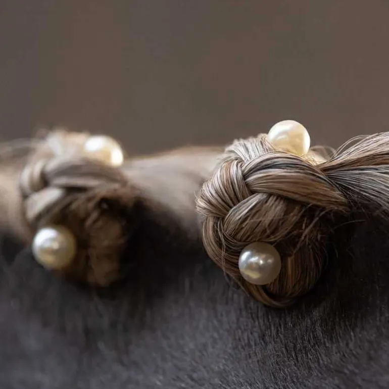 Bijou de crinière Perle QHP