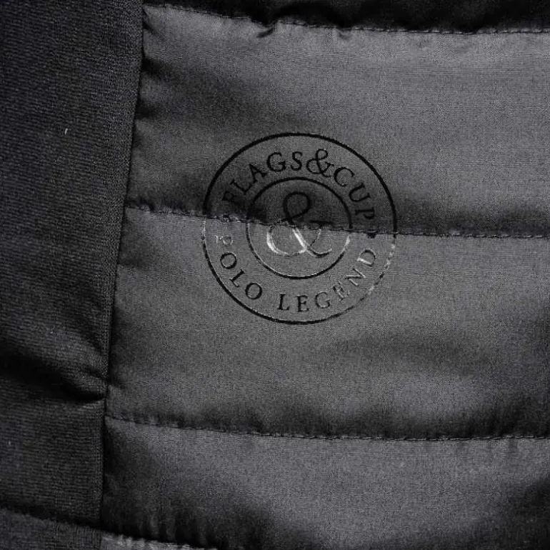 Bodywarmer chauffant mixte Espoo noir Flags&Cup