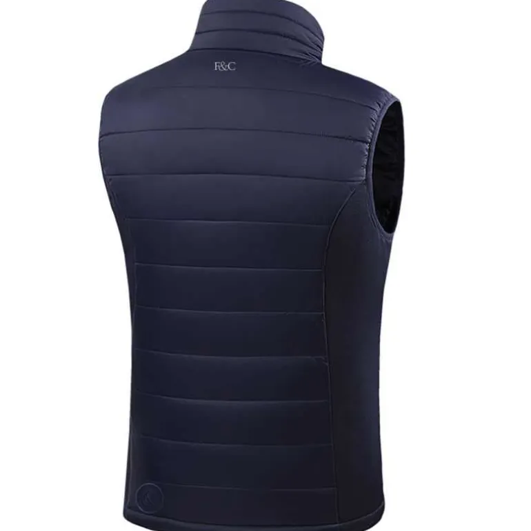 Bodywarmer chauffant mixte Espoo marine Flags&Cup