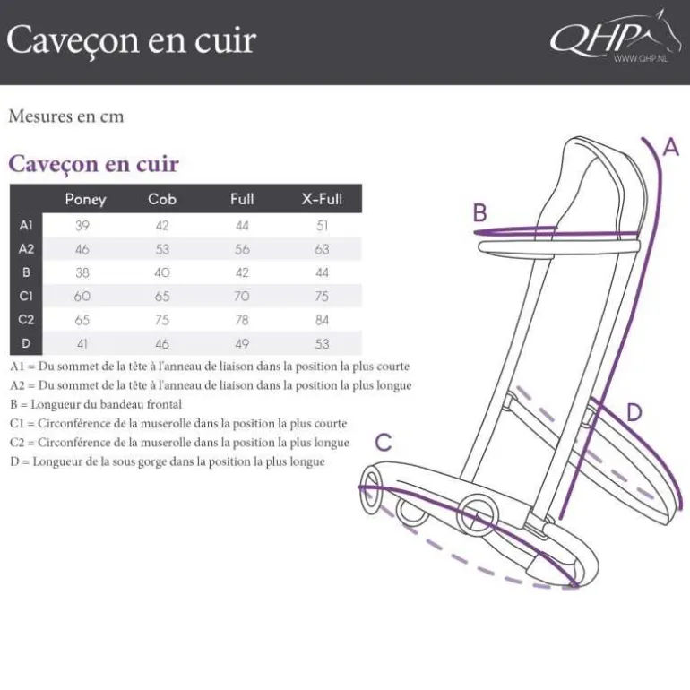 Caveçon cuir multifonctionnel en cuir QHP