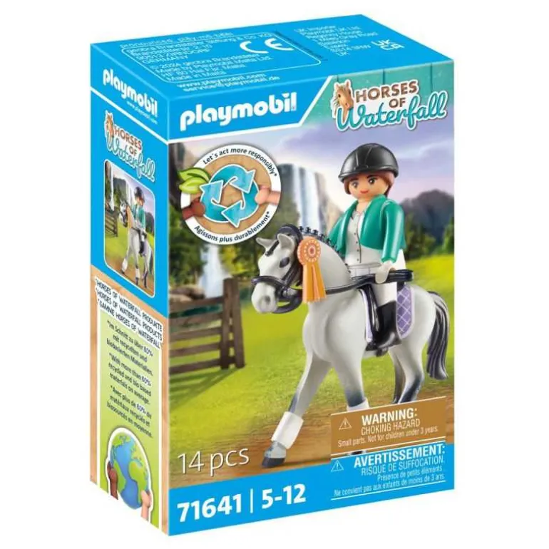 Championne d'equitation Playmobil