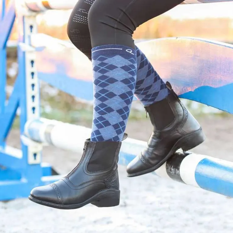 Chaussettes d'équitation Classic QHP Lot de 2 paires