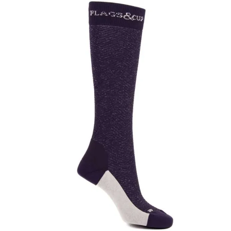 Chaussettes d'équitation pour femme Akaa Flags&Cup