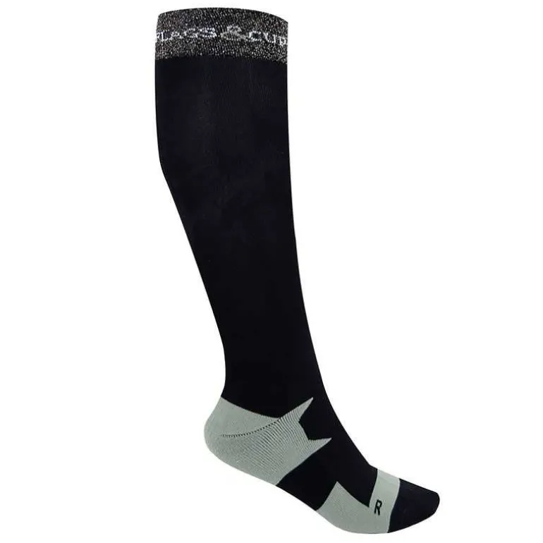 Chaussettes d'équitation pour femme Roca Flags & Cup Printemps/Été 2024