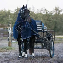 Chemise anti-mouches avec cou pour cheval attelé QHP