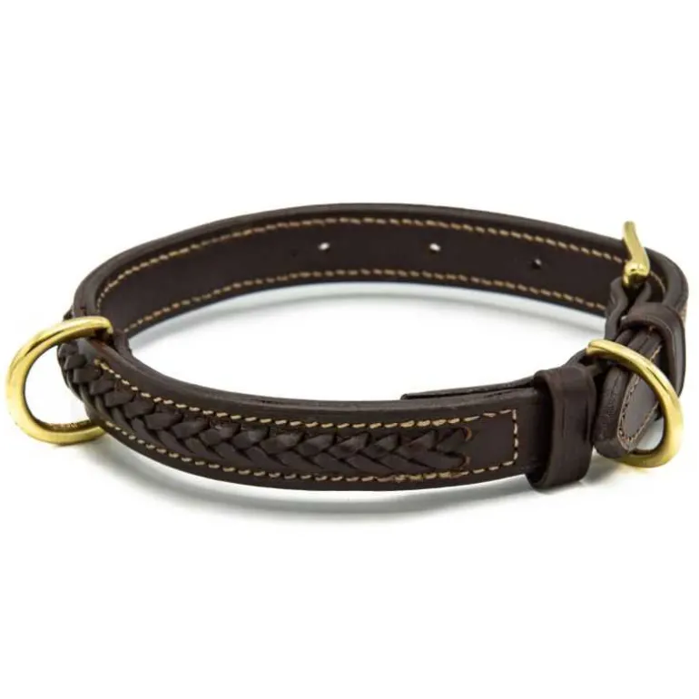 Collier tressé pour grand chien Chetak