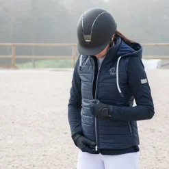 Doudoune sans manche pour femme Rose Time To Ride