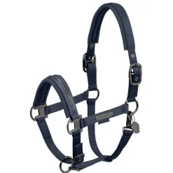 Licol double pin glossy Platinium Eskadron