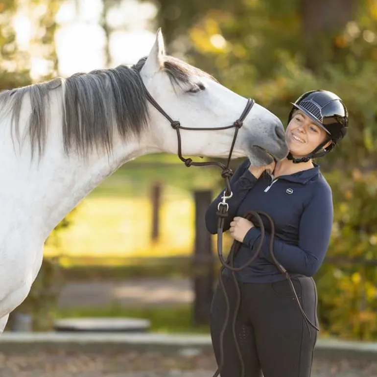 Licol éthologique cuir Liberta QHP