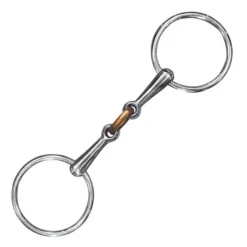 Mors 2 anneaux double brisure cuivre Privilege Equitation