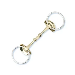 Mors à anneaux double brisure Golden Wings Stubben