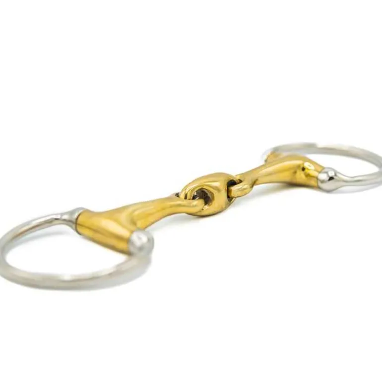 Mors à Olives double brisure laiton Stationata