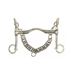 Mors de bride Maillechort HKM - 125
