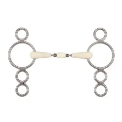 Mors pessoa 4 anneaux double brisure Happy Mouth