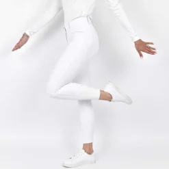Pantalon d'équitation pour femme Diamant Time To Ride Blanc