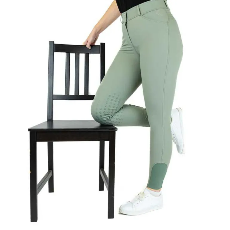 Pantalon Femme Kannan Time To Ride Vert amande