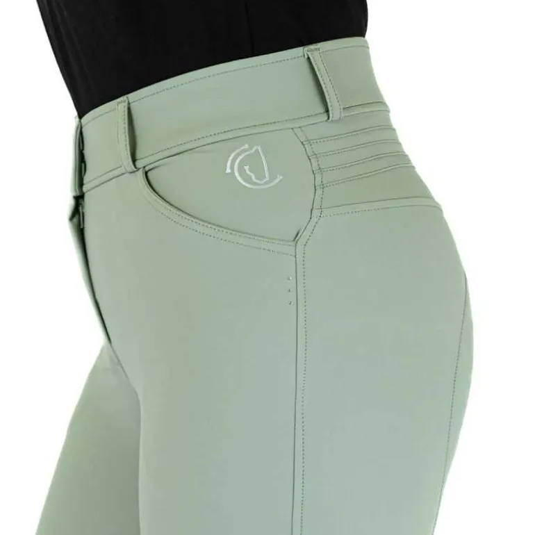 Pantalon Femme Kannan Time To Ride Vert amande