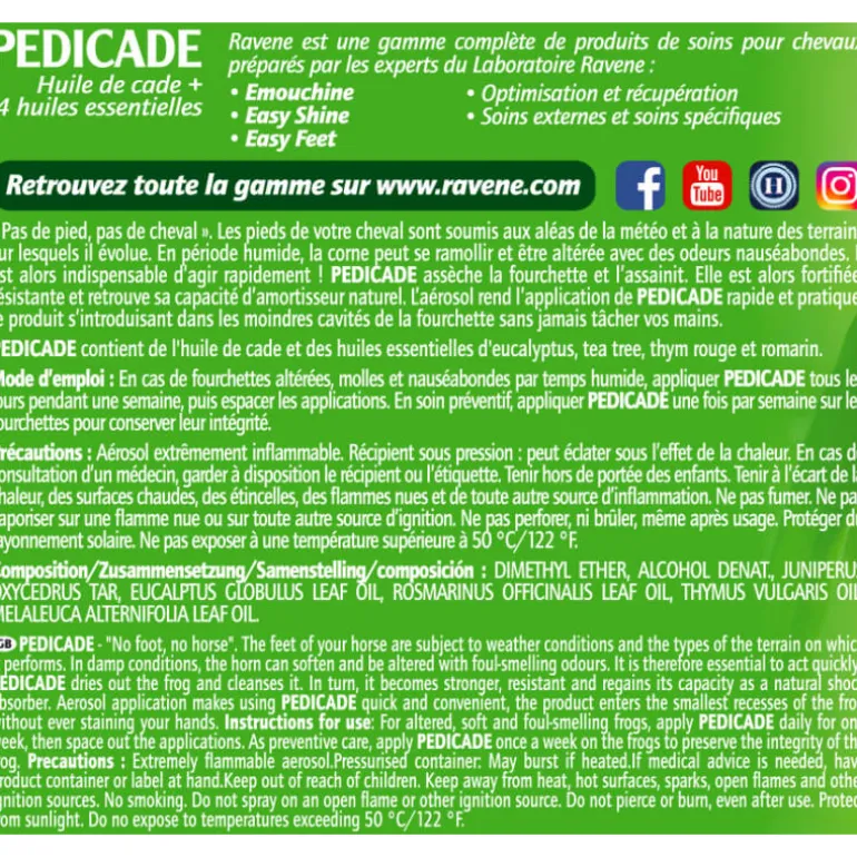 Pedicade Ravene 250ml