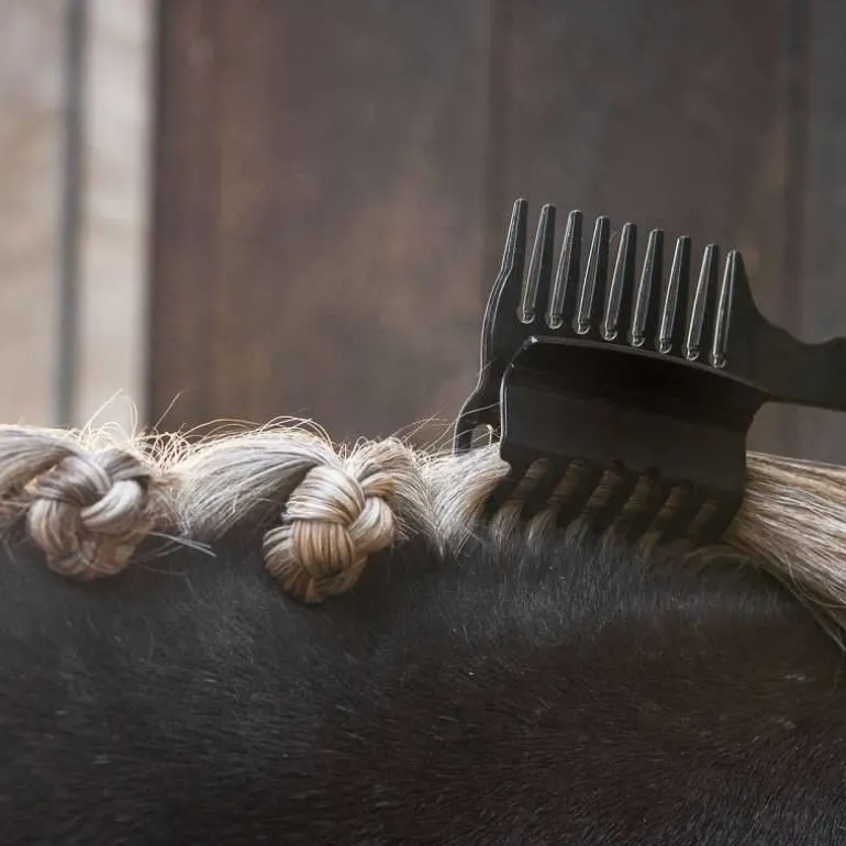 Peigne à crinière avec pince QHP