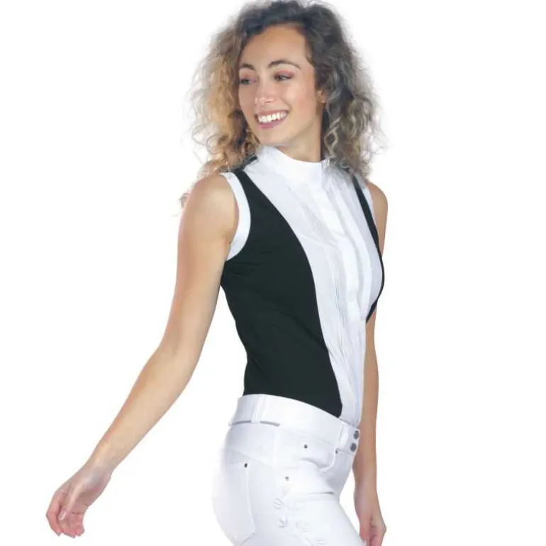 Polo de concours pour femme ss manches Diamantina Flags&Cup