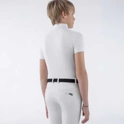 Polo de concours pour garçon Jeremyk Equiline