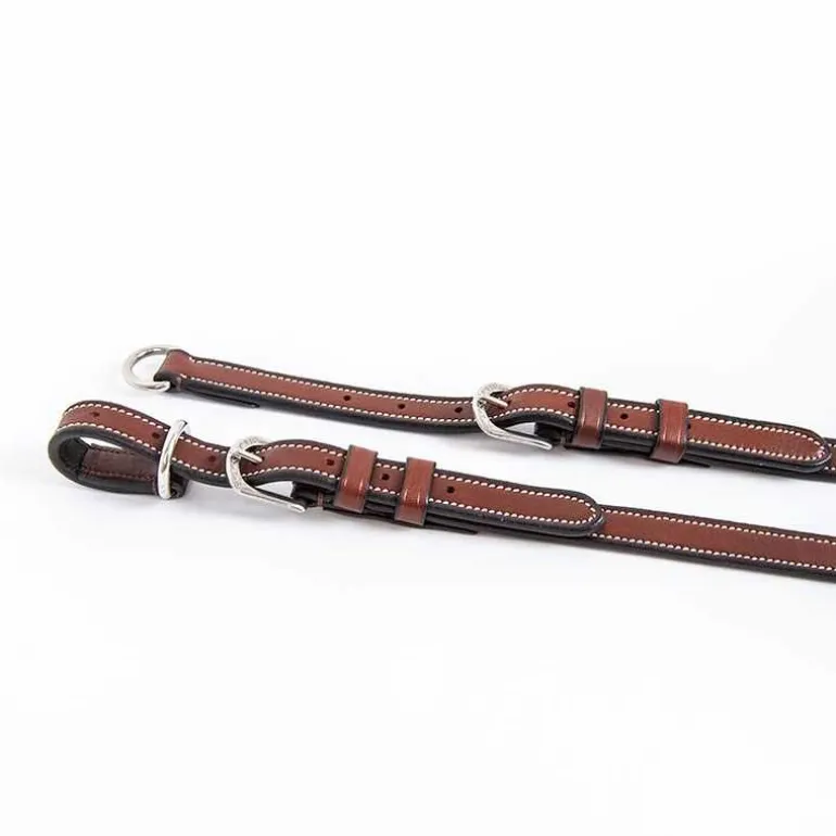 Rênes à poignées en cuir Flags & Cup