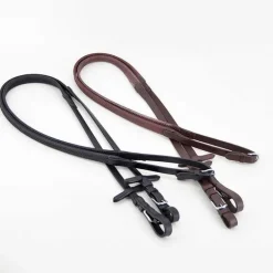 Rênes Caoutchouc 16mm Stationata Boucle Argent