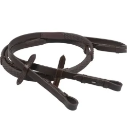 Rênes en caoutchouc avec arretoirs QHP