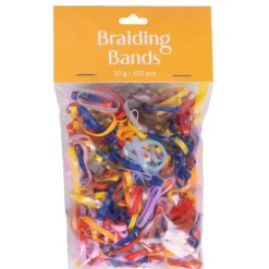 Sachet d'élastiques plats à natter Q-Essentials