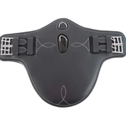 Sangle bavette courte en cuir TdeT