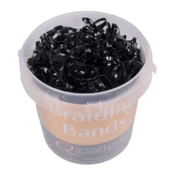 Seau d'élastiques plats à natter Q-Essentials