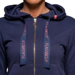 Sweat à capuche pour femme Lomita Flags&Cup