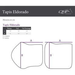 Tapis de selle Eldorado QHP