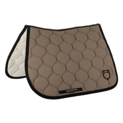 Tapis de selle mixte Black Line Equestro Noix