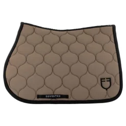 Tapis de selle mixte Black Line Equestro Noix