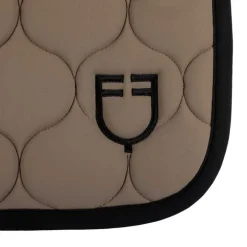 Tapis de selle mixte Black Line Equestro Noix