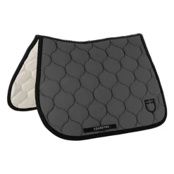 Tapis de selle mixte Black Line Equestro Asphalte