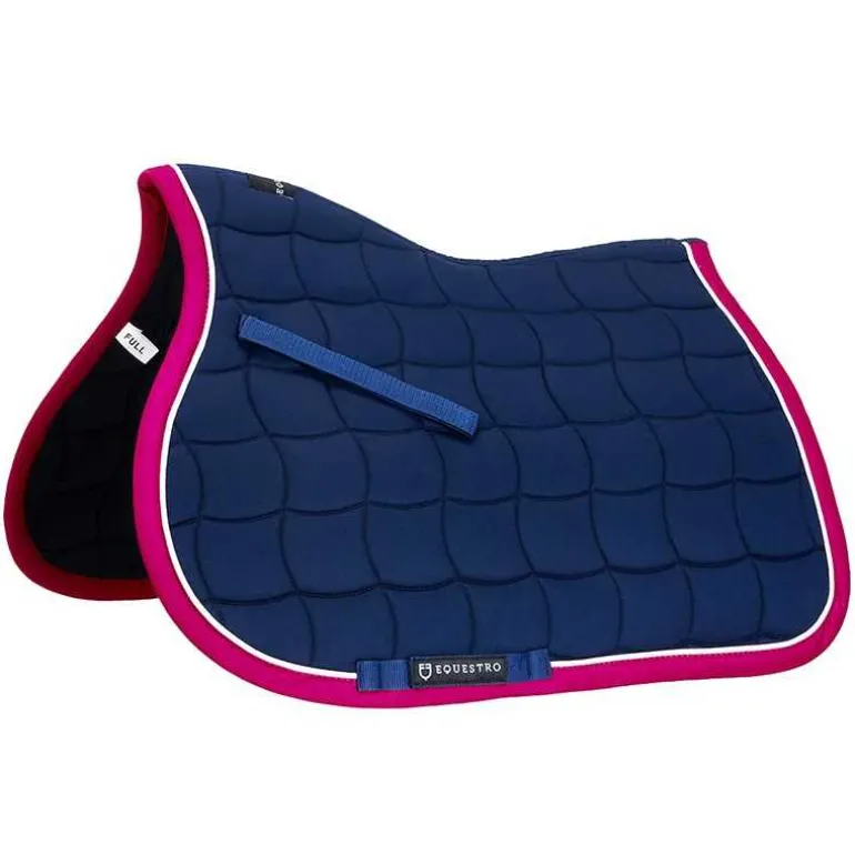 Tapis de Selle mixte Coton Equestro