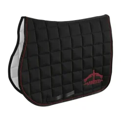 Tapis de selle mixte couleur Noir-Bordeaux Veredus