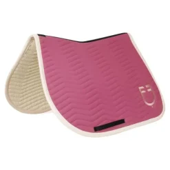 Tapis de selle mixte Wave Equestro Chateau Rose antique White