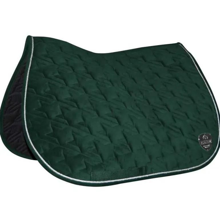 Tapis Teddy velours Flags&Cup vert forêt